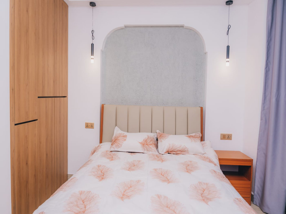 Modern open-plan apartment interior at Golfscape Residences in Nairobi