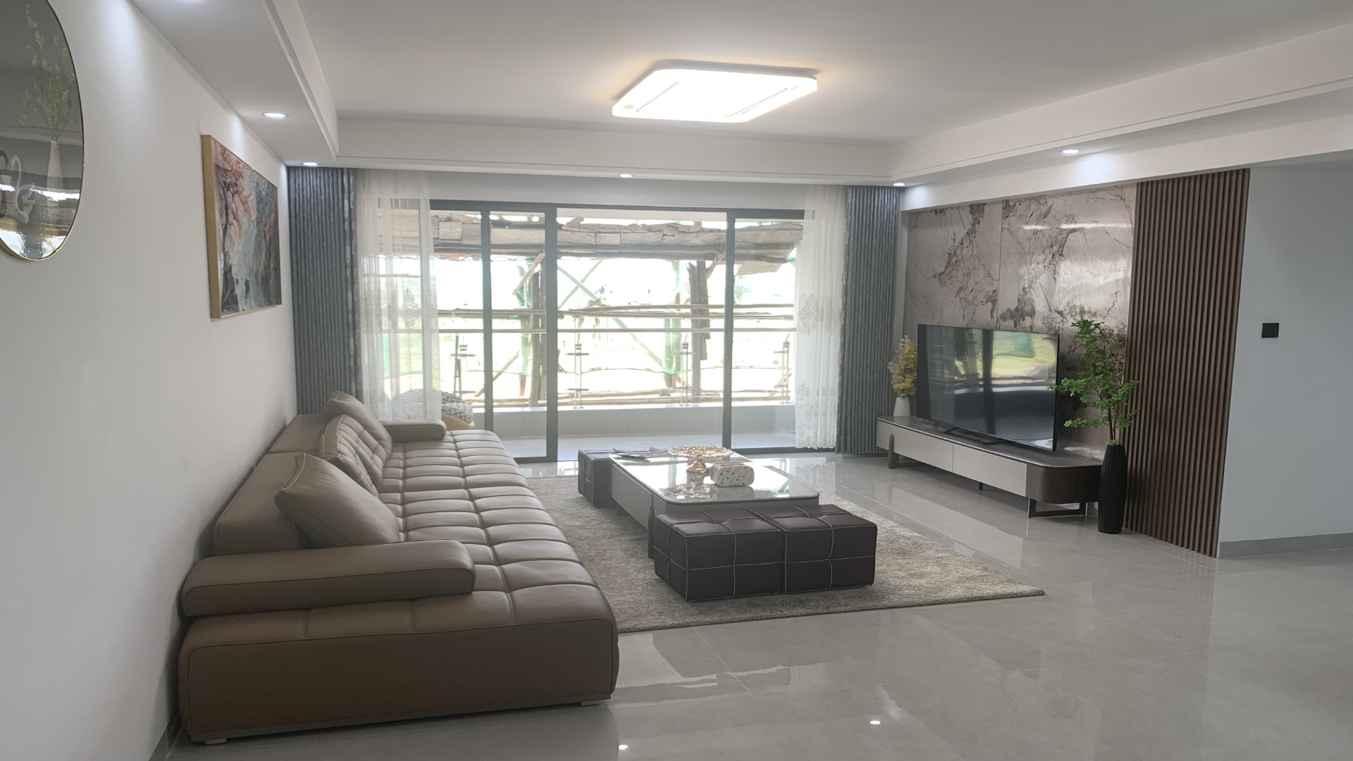 Exterior view of 3 bedroom apartment development for sale in Syokimau, Nairobi overlooking Nairobi National Park