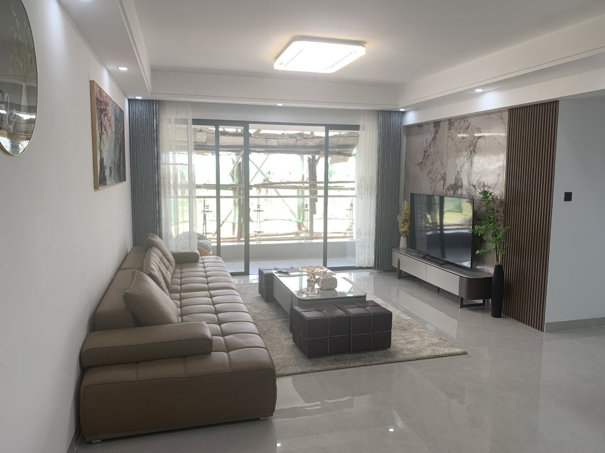 Exterior view of 3 bedroom apartment development for sale in Syokimau, Nairobi overlooking Nairobi National Park