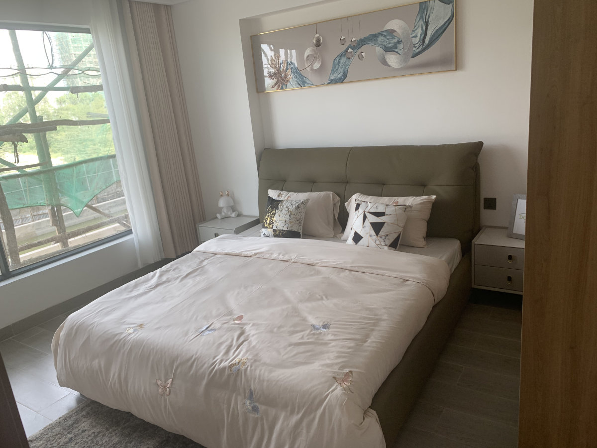 Exterior view of 3 bedroom apartment development for sale in Syokimau, Nairobi overlooking Nairobi National Park