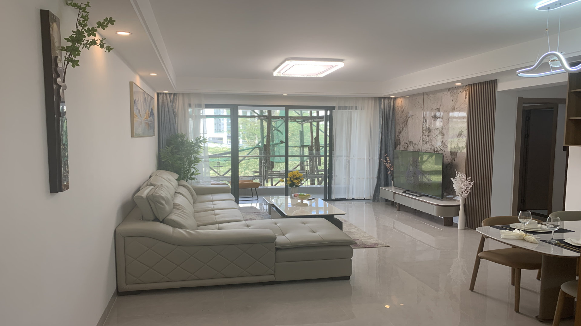 Exterior view of 2 bedroom apartment development for sale in Syokimau, Nairobi overlooking Nairobi National Park