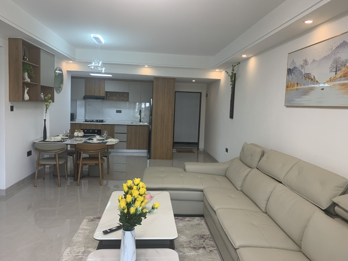 Exterior view of 2 bedroom apartment development for sale in Syokimau, Nairobi overlooking Nairobi National Park