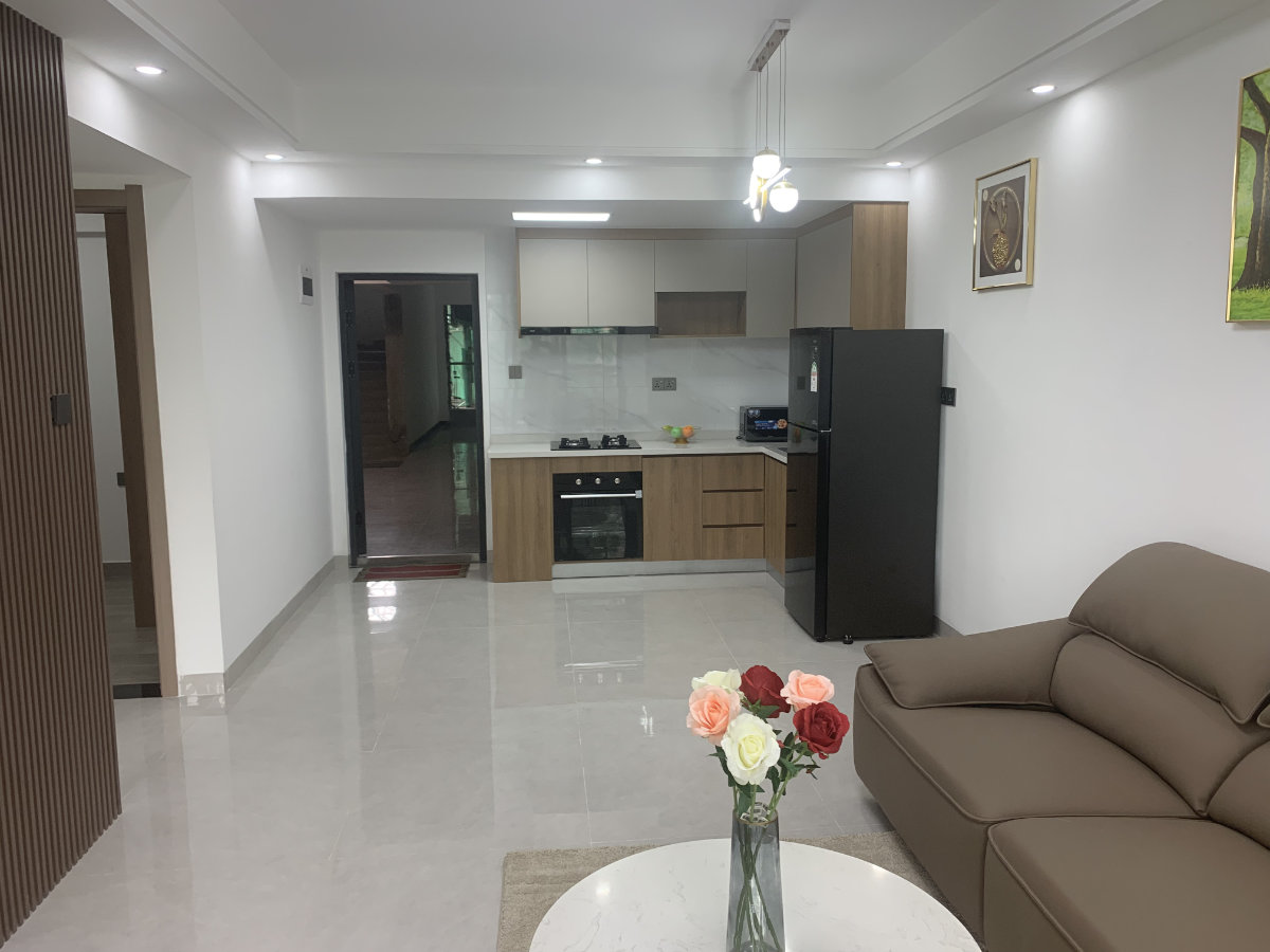 Exterior view of mini 2 bedroom apartment development for sale in Syokimau, Nairobi overlooking Nairobi National Park