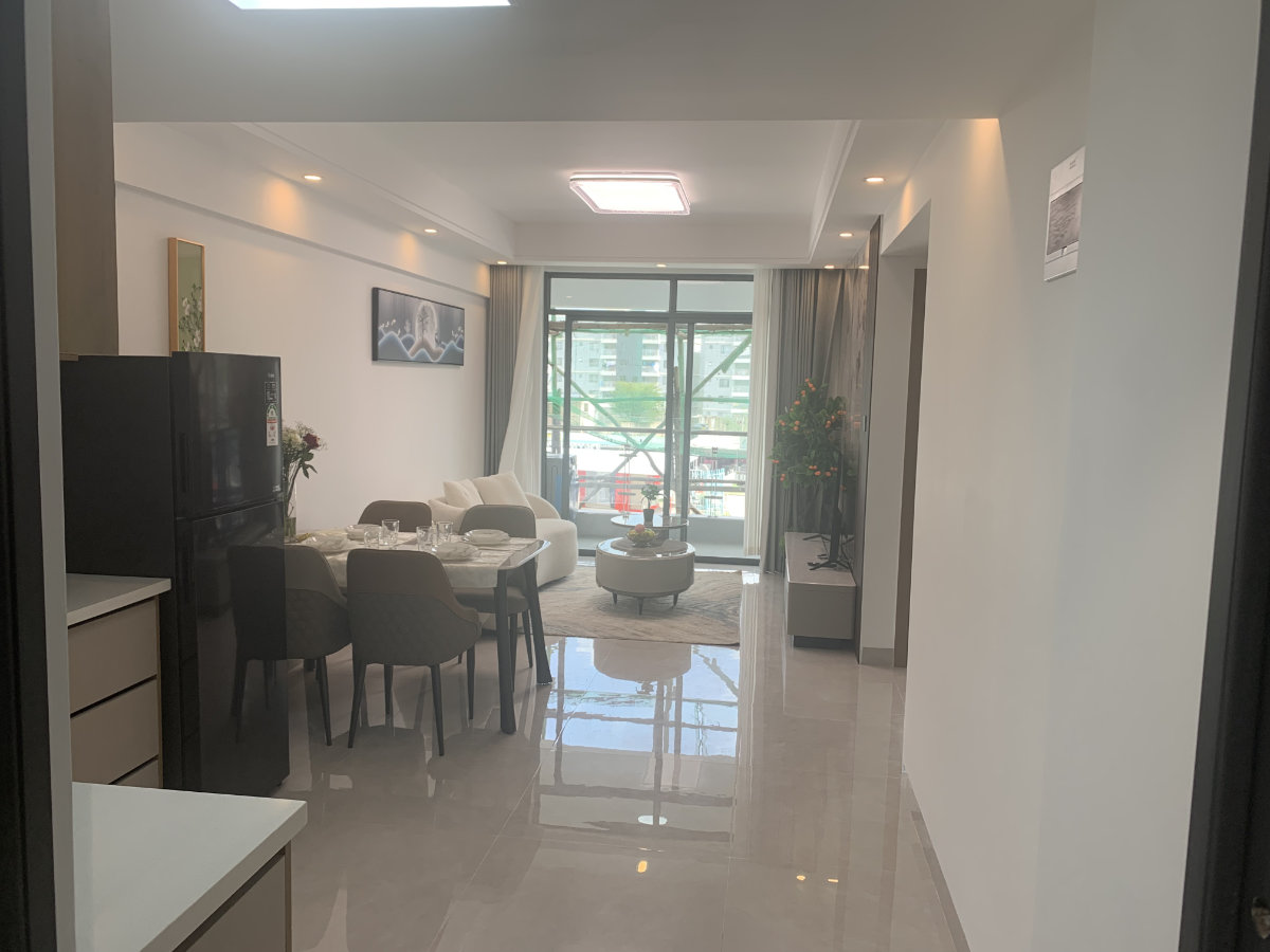 Exterior view of 1 bedroom apartment development for sale in Syokimau, Nairobi overlooking Nairobi National Park