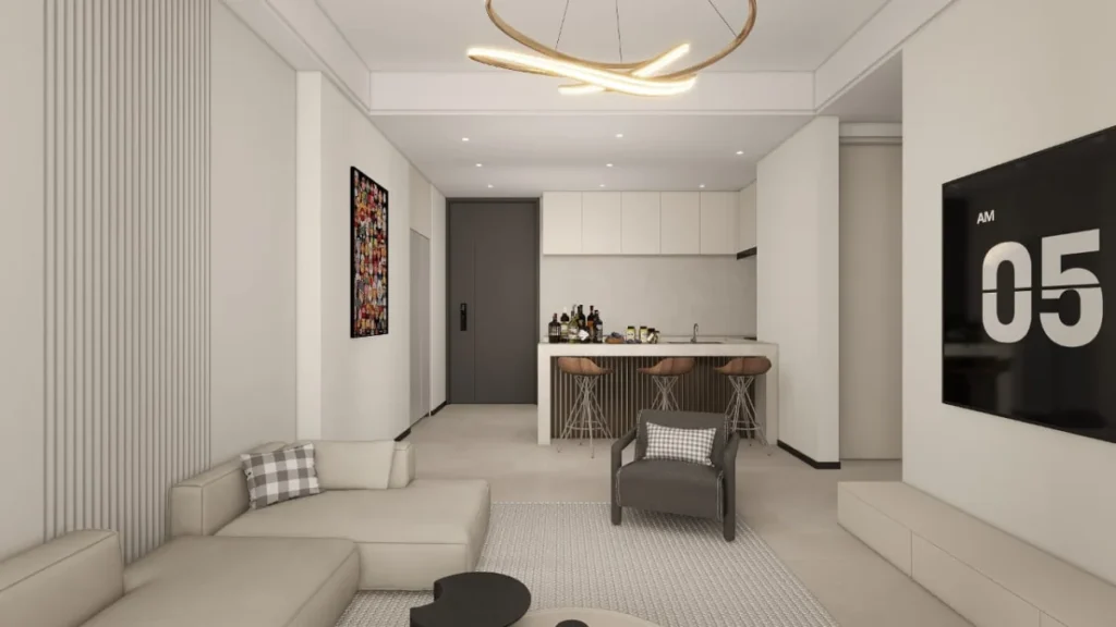 Kitchen area at Super Westview Apartments Westlands