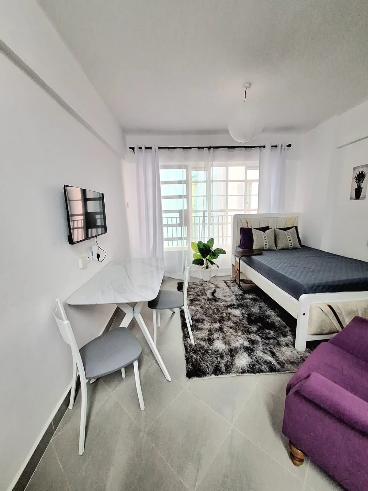 Furnished studio apartment for rent in Nairobi