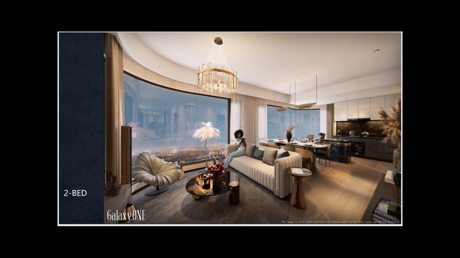 Dining area at Galaxy One Westlands