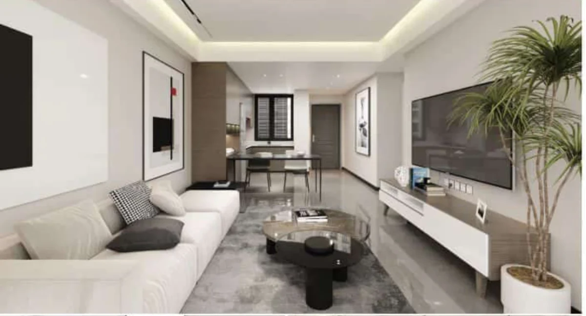 Living area at Skyline Wood Avenue
